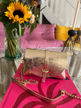 Charger l'image dans la galerie, Sac Bee By Sandra Cuir Lamé Or Disco Fever 🕺