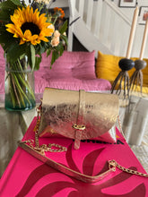 Charger l'image dans la galerie, Sac Bee By Sandra Cuir Lamé Or Disco Fever 🕺