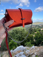 Charger l'image dans la galerie, Sac B en cuir rouille irisé métallisé Pumpkin Rock 🔥🔥🔥🔥