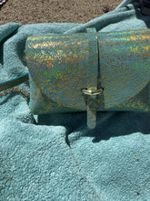 Charger l'image dans la galerie, Sac B en cuir version terrazzo or bleu mint Tequila Sunset 🩵🩵🔥🔥🔥