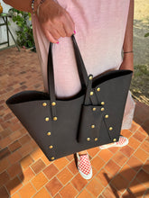 Charger l'image dans la galerie, SAC CABAS GEORGES CHOCOLAT