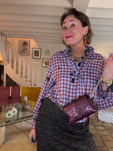 Charger l'image dans la galerie, SAC CUIR FAÇON CROCO KELLY