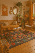 Charger l'image dans la galerie, Tapis moldave dans décor années 70