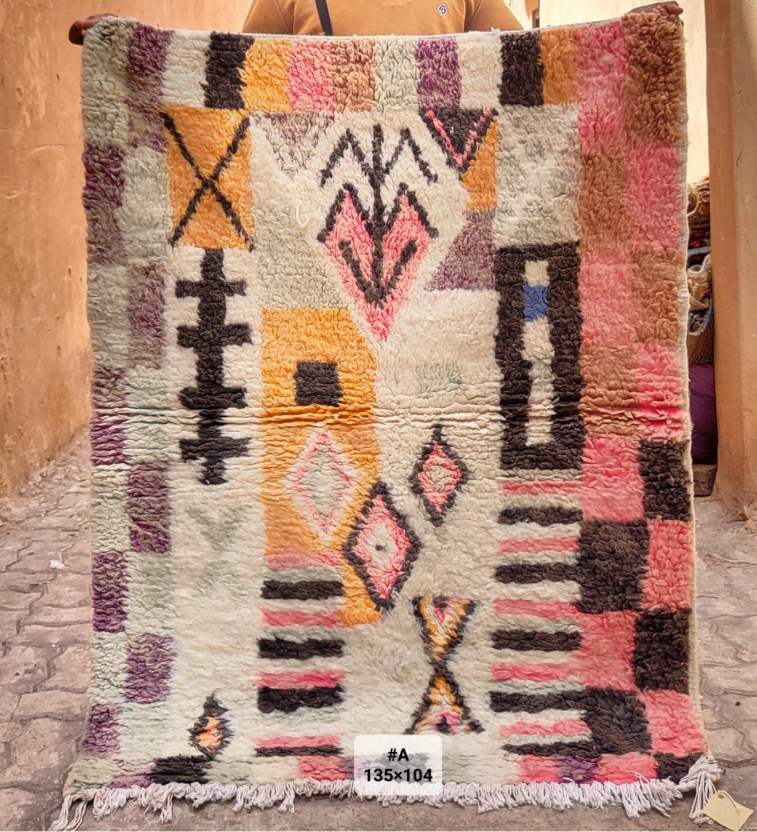 Tapis Boujaad Neuf en laine recyclée Vita 8