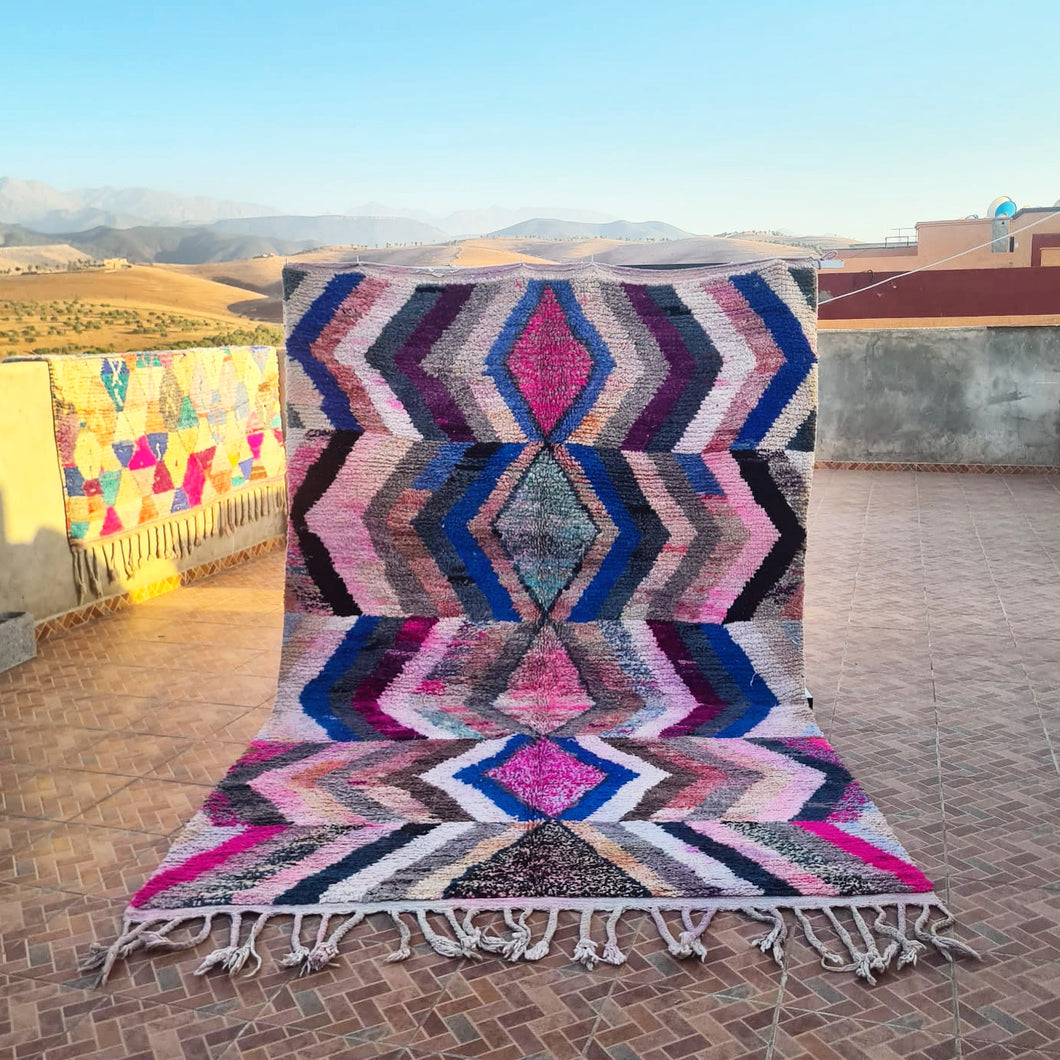 Tapis Boujaad Neuf en laine recyclée Atlas 7