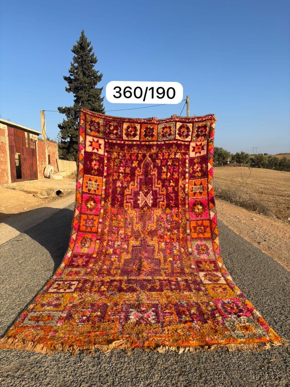 Tapis Boujaad Vintage Astre 5