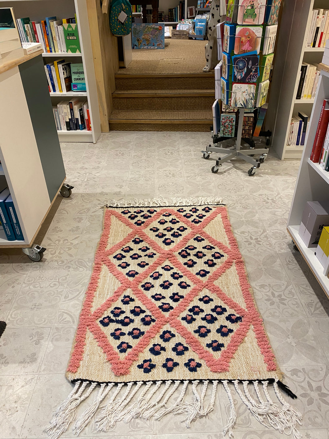 Tapis Béni Ouarain Neuf tissé sur un Kilim Neuf Byron 2