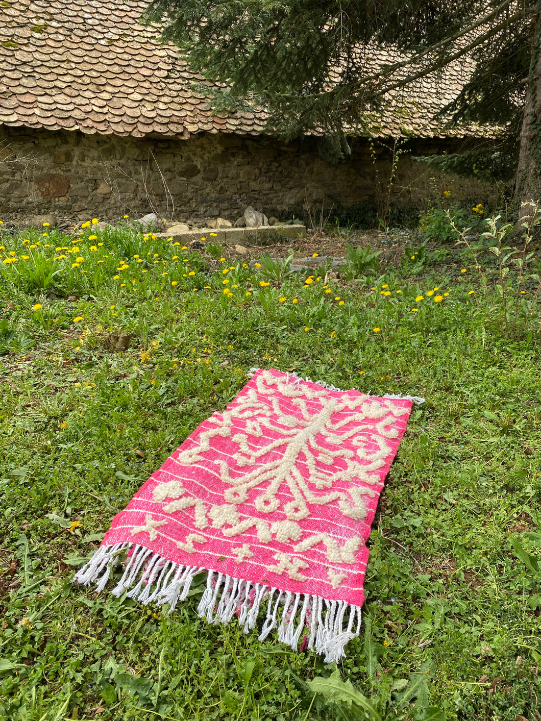 Tapis Béni Ouarain Neuf Tissé sur un Kilim Neuf Sound 2