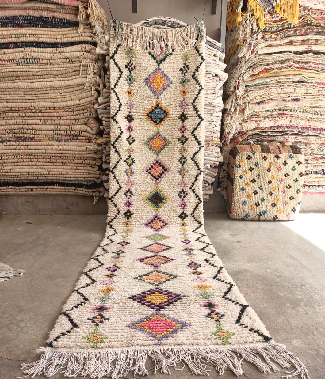 Tapis Béni Ouarain Neuf Eglantine