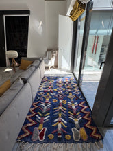 Charger l&#39;image dans la galerie, Tapis Béni Ouarain Neuf Tissé sur un Kilim Neuf Isa 2
