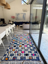 Charger l&#39;image dans la galerie, Tapis Béni Ouarain Neuf Tissé sur un Kilim Neuf Isa 3
