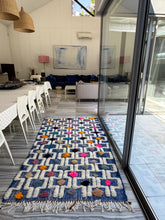 Charger l&#39;image dans la galerie, Tapis Béni Ouarain Neuf Tissé sur un Kilim Neuf Isa 3
