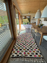 Charger l&#39;image dans la galerie, Tapis Béni Ouarain Neuf tissé sur un Kilim Neuf Simone 1
