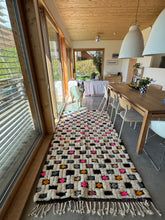 Charger l&#39;image dans la galerie, Tapis Béni Ouarain Neuf tissé sur un Kilim Neuf Simone 1
