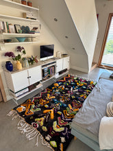 Charger l&#39;image dans la galerie, Tapis Béni Ouarain Neuf Tissé sur un Kilim Neuf Simone 2
