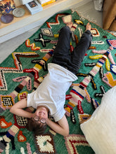 Charger l&#39;image dans la galerie, Tapis Béni Ouarain Neuf tissé sur un Kilim Neuf Simone 3
