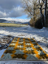 Charger l&#39;image dans la galerie, Tapis Béni Ouarain Neuf tissé sur un Kilim Neuf Winter 1
