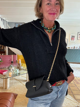 Upload image to gallery, SAC EN CUIR GRAINÉ NOIR PAVLOV
