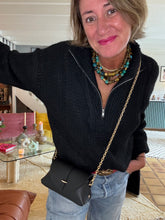 Upload image to gallery, SAC EN CUIR GRAINÉ NOIR PAVLOV
