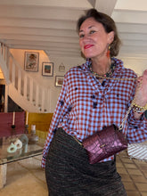 Charger l'image dans la galerie, SAC CUIR FAÇON CROCO KELLY
