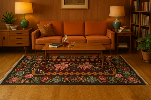 Tapis Moldave ou Roumain années 70