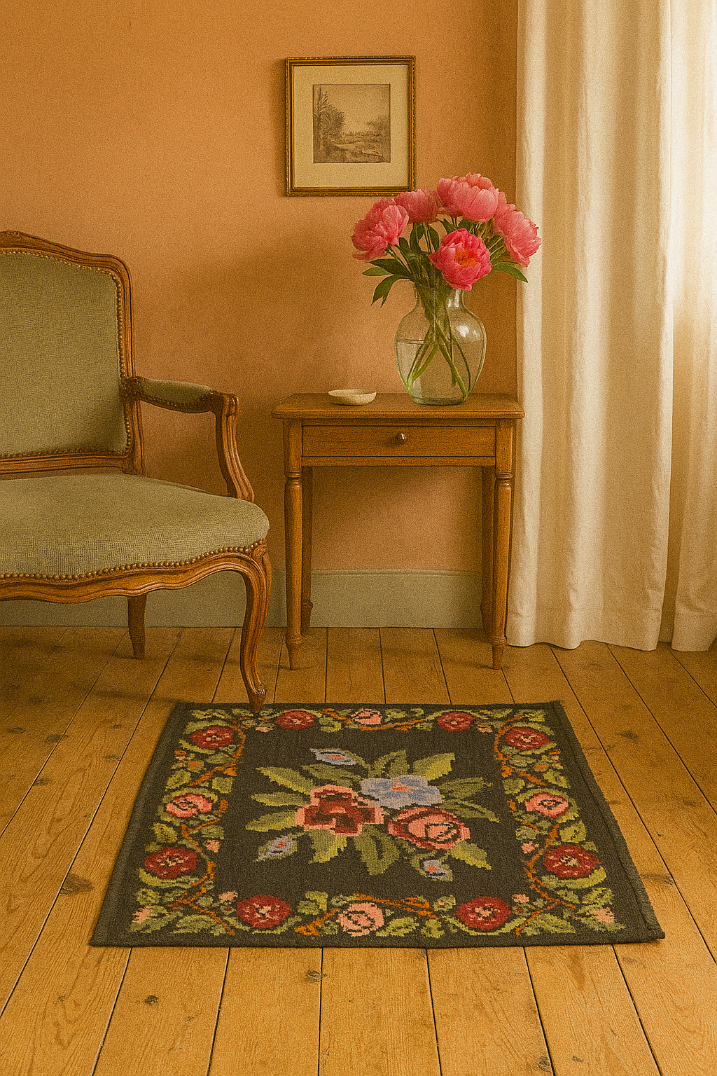 Tapis Moldave Vintage Réf 043