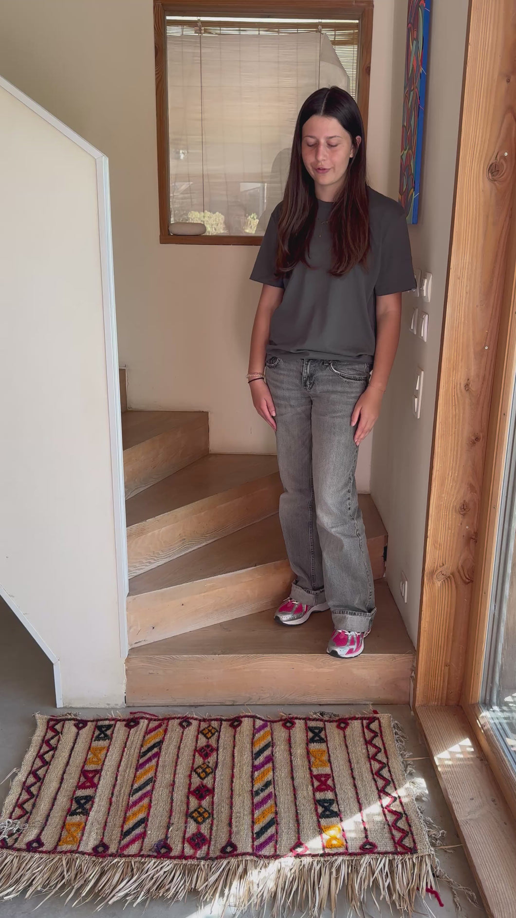 Tapis en Rafia Simone 7