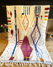 Charger l&#39;image dans la galerie, Tapis en laine marocain artisanal
