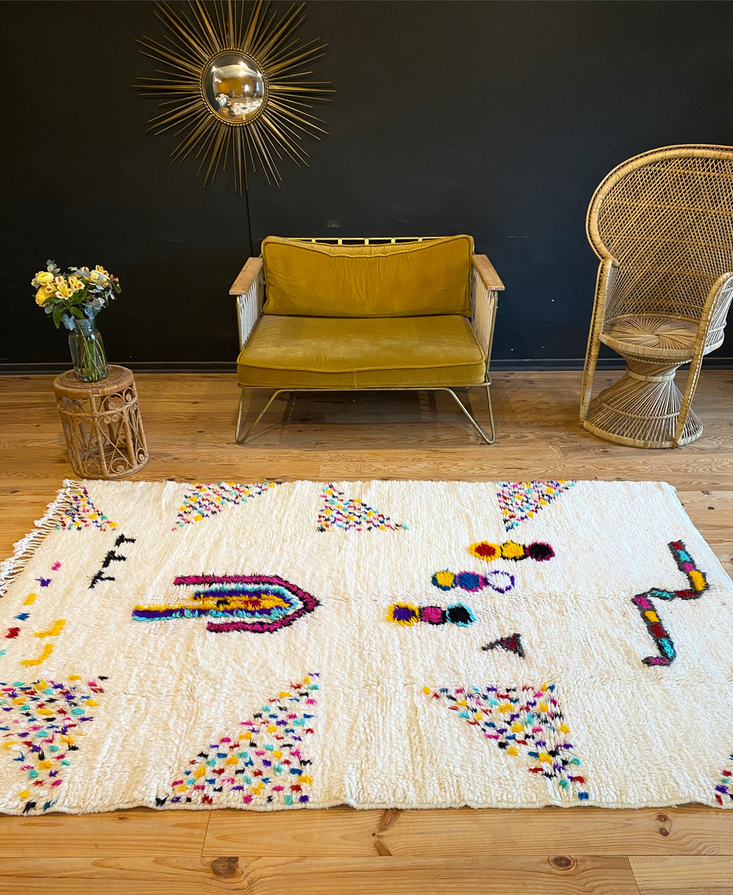 tapis en line traditionnel Marocain