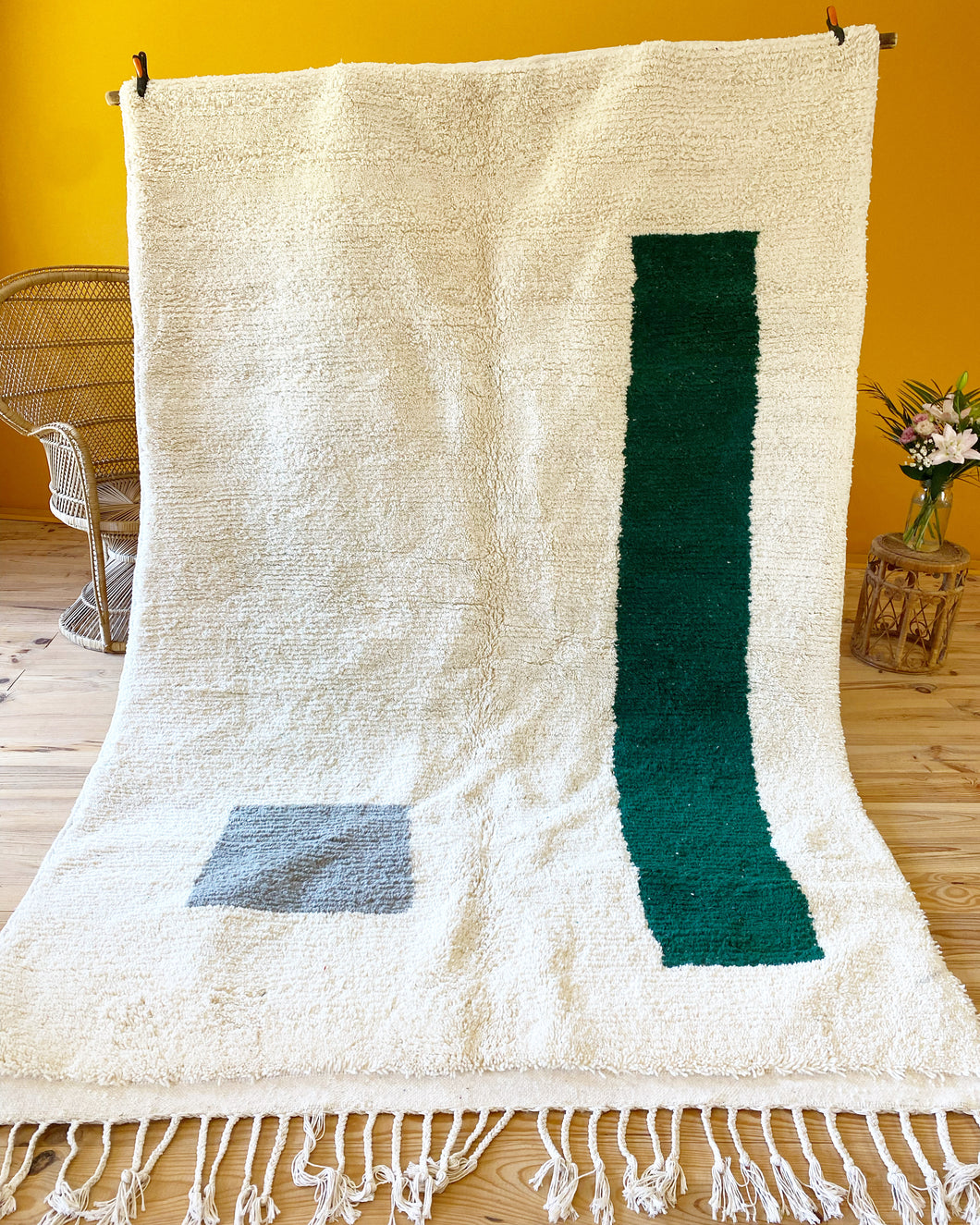 Tapis Berbère en laine contemporain