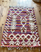 Charger l&#39;image dans la galerie, Tapis Mi Azilal Mi Boucherouite Neuf tissé sur un Kilim Neuf Malabar 3
