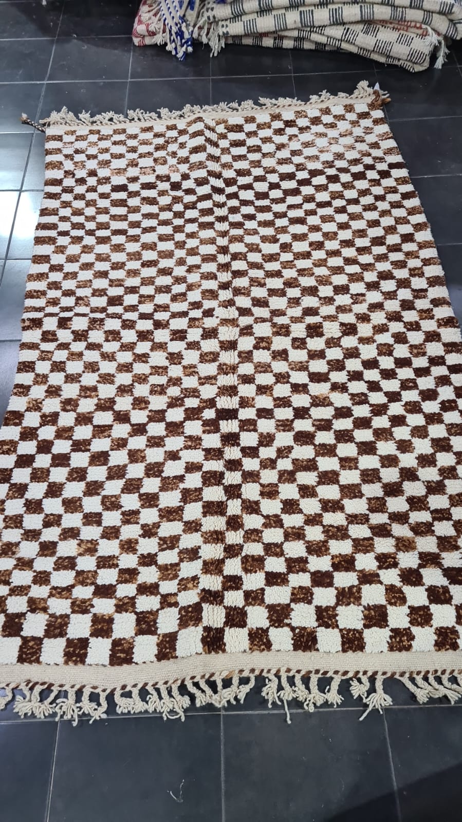 Tapis Béni Ouarain Neuf Damier 1